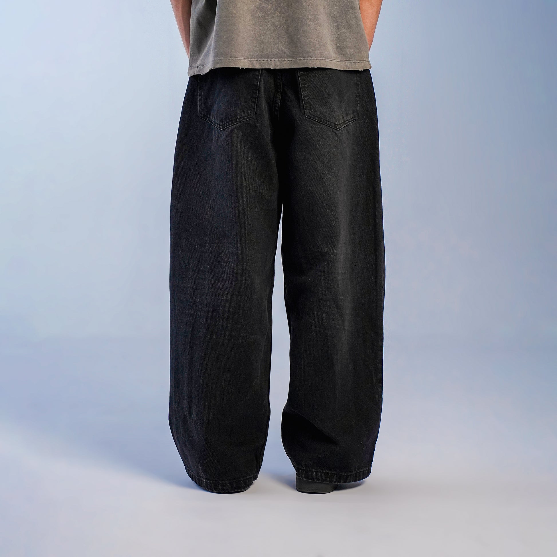 UNISEX SUPER BAGGY - WASHED BLACK