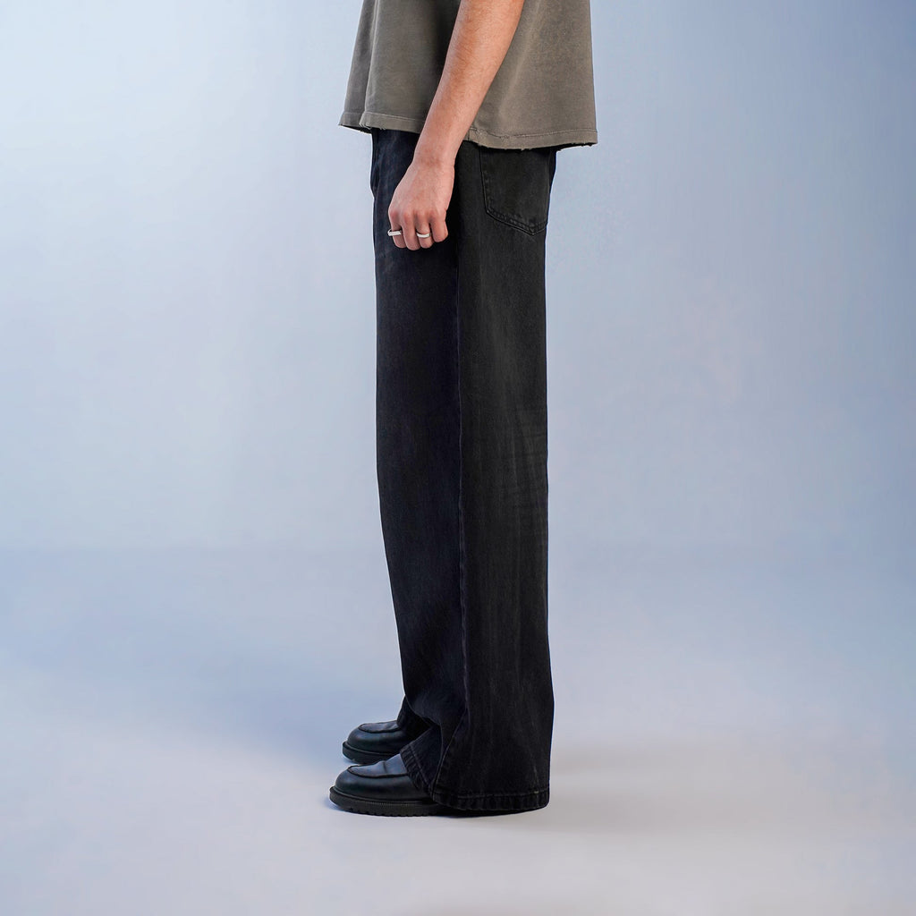 UNISEX SUPER BAGGY - WASHED BLACK